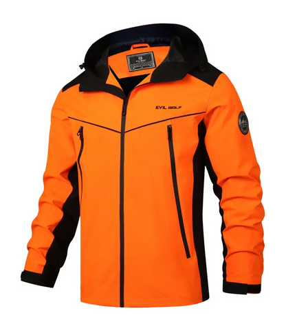 Abrigo Casual de Montañismo para Otoño e Invierno Naranja